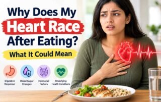 heart race after eating